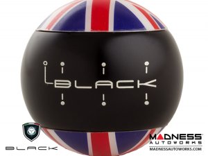 MINI Cooper Gear Shift Knob - Black w/ Union Jack Design